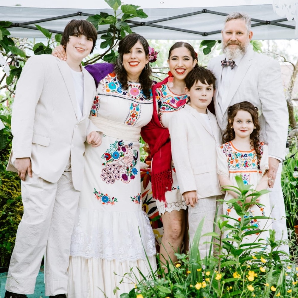 Pajaritos de Amor Mexican fiesta hippie romantic boho wedding dress